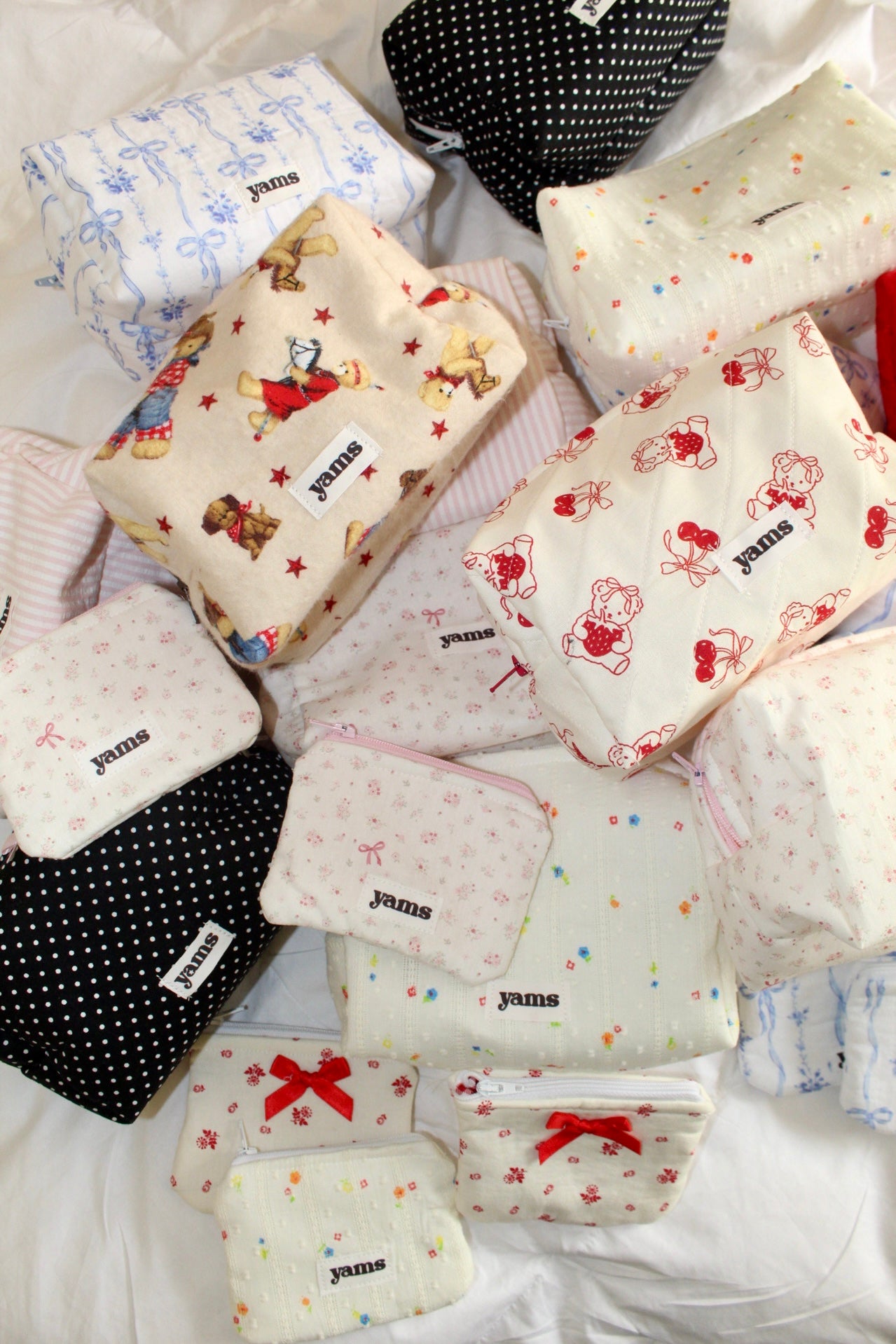 Cherry Bear Makeup Bag