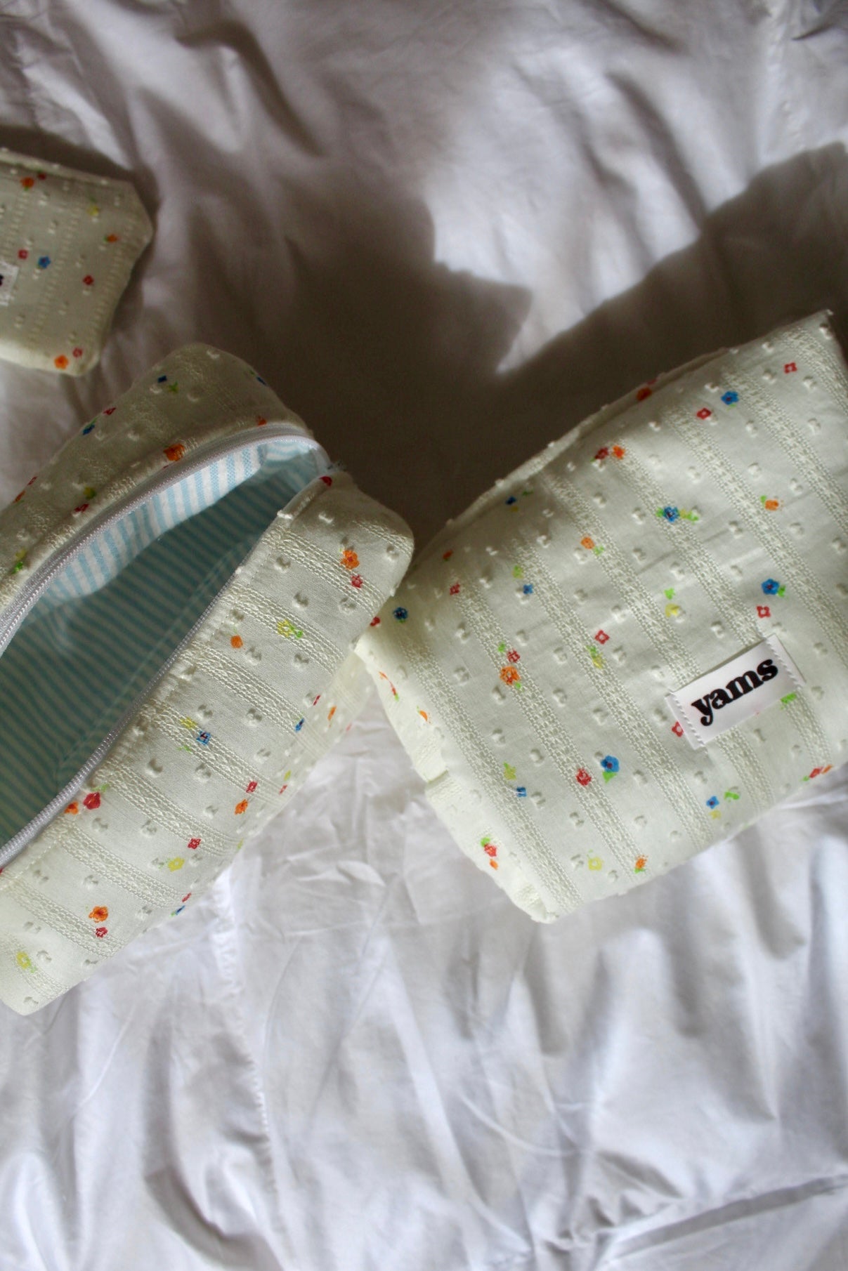 Colorful Flowers Makeup Bag